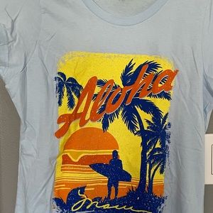 Cheeseburger in Paradise Womens tee size XL preshrunk